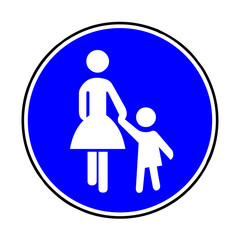 Verkehrsschild - 239 Sonderweg Fu&szlig;g&auml;nger