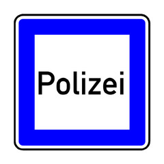 Verkehrsschild - 363 Polizei