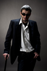 Obraz premium Man and suit