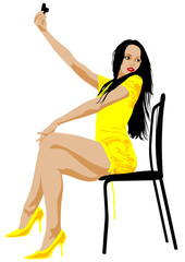 Fototapeta premium Girls and camera