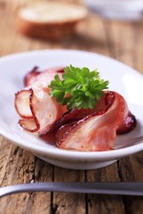 Slices of bacon