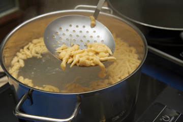 Handgemachte Spätzle