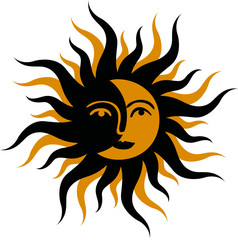 Sonne Mond Symbol