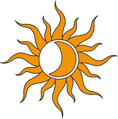 Sonne Mond Symbol