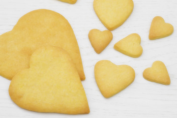 Biscotti a forma di cuore per San Valentino