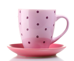 Сolor cup isolated on white