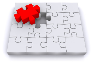 3d puzzle, business solution