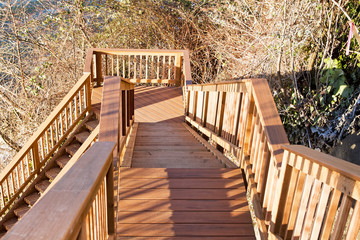Obraz premium wooden stairs