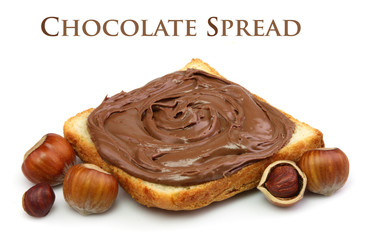 chocolate spread and filbert nuts