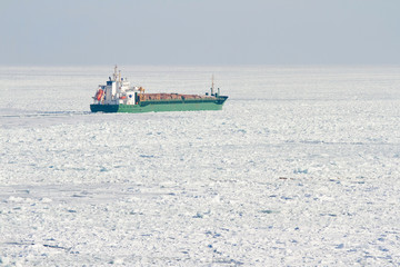 Baltic Sea and ship