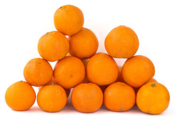 Pyramid of tangerines