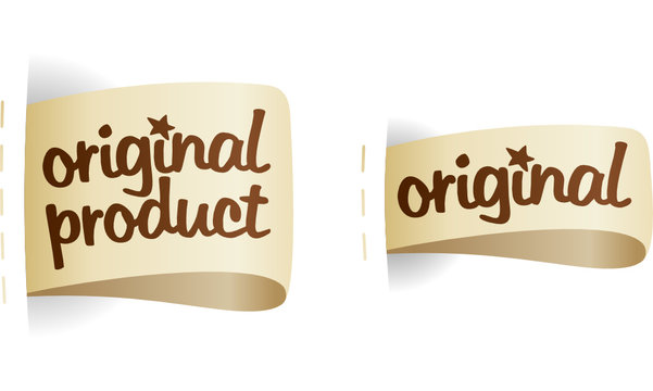 Original product labels set