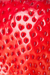 macro strawberry