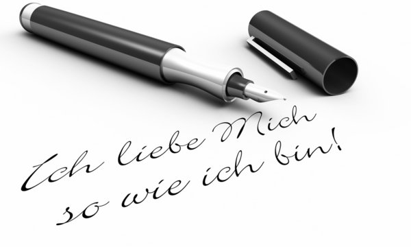 Ich liebe Mich so wie ich bin! - Stift Konzept