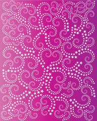 swirly stars beauty concept background