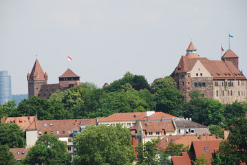 Nuernberg Nünberg Burg Mittelalter und Moderne
