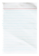 Paper with line