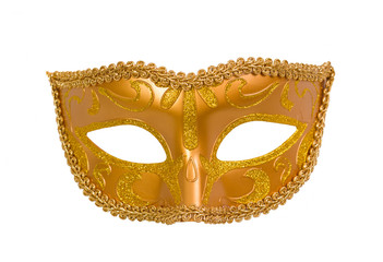 Carnival mask isolated on a white background