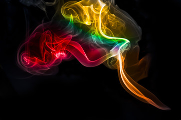 Fototapeta premium colored smoke-14