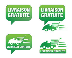 icones livraison gratuite - offerte