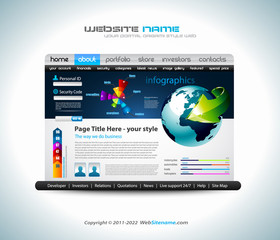 Complex Origami Website - Elegant Design