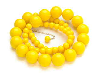 yellow necklace