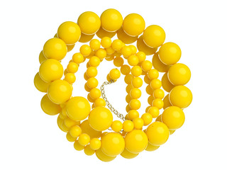 yellow necklace