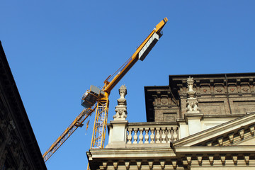 Obraz premium gru in centro storico