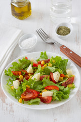 salad with cheese
