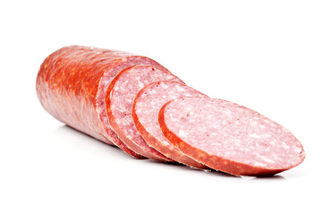 sausage isolated on white