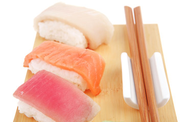 Japanese traditional cuisine - Different Types of Nigiri Sushi