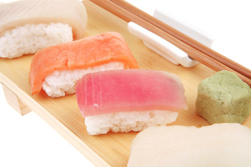 Japanese traditional cuisine - Different Types of Nigiri Sushi