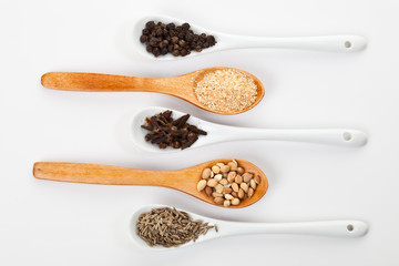 close up of various cereals