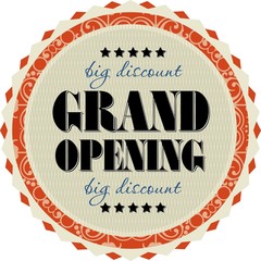 Grand opening