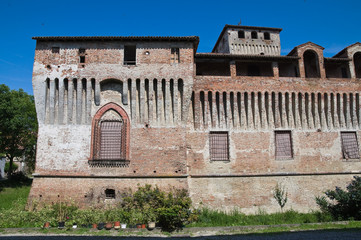 Obraz premium Castle of Roccabianca. Emilia-Romagna. Italy.