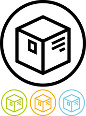 Parcel container - Vector icon