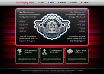 Website design business template