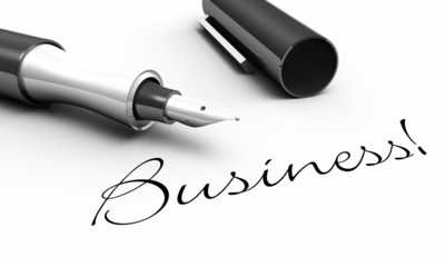 Fototapeta premium Business! - Stift Konzept