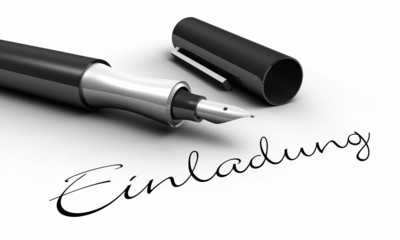 Einladung - Stift Konzept