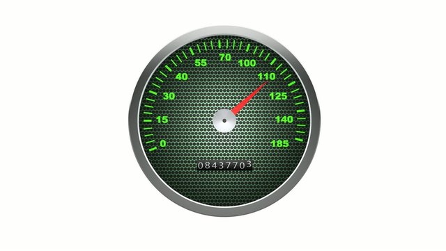 tacho gr&uuml;n animation