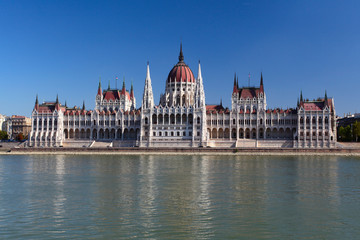 Fototapeta na wymiar Budapest - Hungarian parliament.