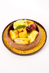  sticky rice in jackfruit 