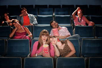 Bored People In Theater