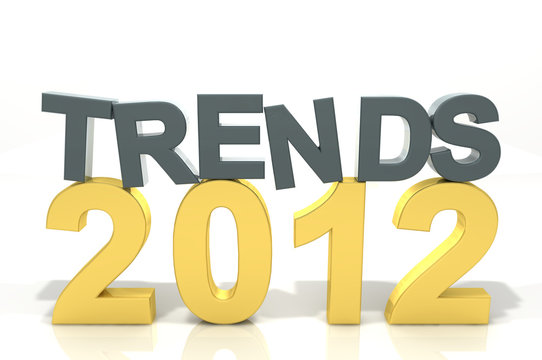 Schriftzug Trends 2012