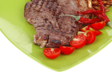 main course : grill beef