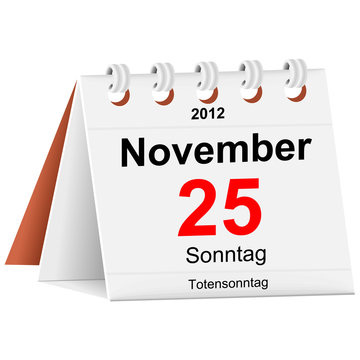 Kalender - 25.11.2012 - Totensonntag