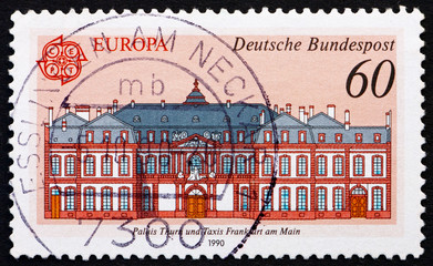 Postage stamp Germany 1990 Thurn and Taxis Palace