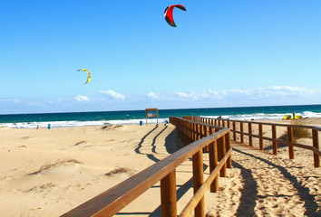 Playa Arenales Alicante y kitesurf