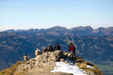 Blick vom Nebelhorn - Allgäuer Alpen - Deutschland