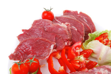 raw red meat